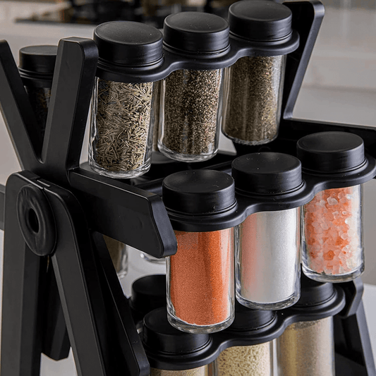 18 Jar Rotating Spice Rack | رف توابل دوّار مع 18 عبوة