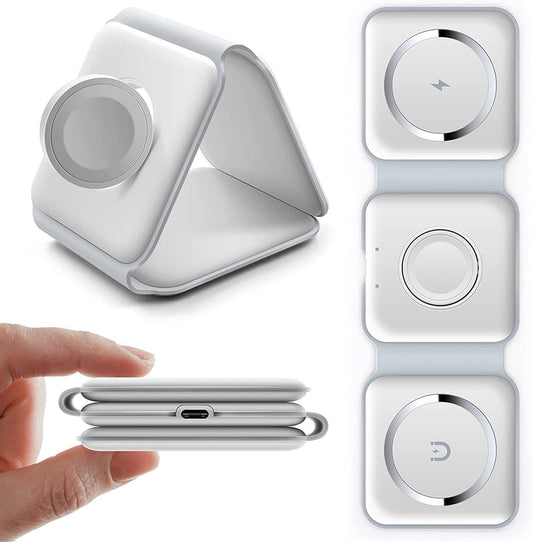 3-in-1 Wireless Charging Pad | قاعدة شحن لاسلكية 3 في 1