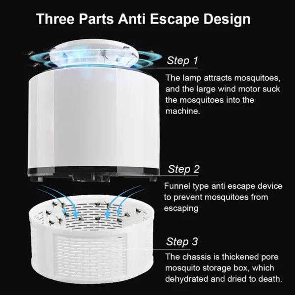 Mosquito Trap With Killer Lamp | مصيدة البعوض مع مصباح قاتل للحشرات