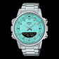 Turquoise Dial Men Watch