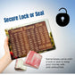 Premium Wooden Umrah Saving Box – 210,000